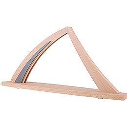 Candle Arch - modern wood - NEW LINE Beech - without Figurines - 57x26 cm / 22.4x10.2 inch