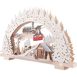 Candle Arch - Fichtelberg Snowy - 53x31 cm / 20.9x12.2 inch