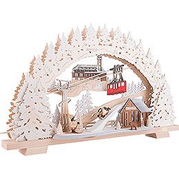 Candle Arch - Fichtelberg Snowy - 53x31 cm / 20.9x12.2 inch