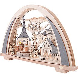 Candle Arch - NEW LINE - Seiffen - 53x31 cm / 20.9x12.2 inch