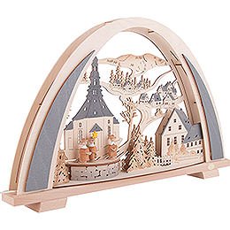Candle Arch - NEW LINE - Seiffen - 53x31 cm / 20.9x12.2 inch