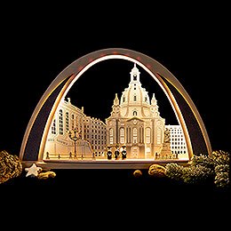 Candle Arch - NEW LINE - Dresden Church - 53x31 cm / 20.9x12.2 inch