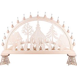 Candle Arch Base - Star - Set of Two - 15x12 cm / 5.9x4.7 inch