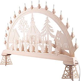 Candle Arch Base - Star - Set of Two - 15x12 cm / 5.9x4.7 inch