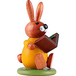 Bunny Yellow with Book - 9 cm / 3.5 inch