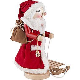 Nutcracker - Mrs. Santa with Sleigh - 36,5 cm / 2 inch