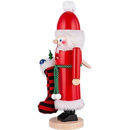 Nussknacker Weihnachtsmann mit Socken - 42 cm