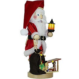Nussknacker Weihnachtsmann mit Krippe - 45 cm