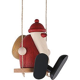 Santa Claus on a Swing - 9 cm / 3.5 inch
