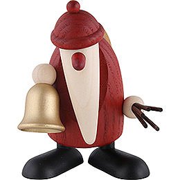Santa Claus with Bell and Rod - 9 cm / 3.5 inch