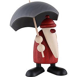 Santa Claus with Umbrella - 12 cm / 4.7 inch