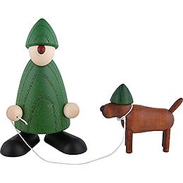 Well-Wisher Emil with Walde, Green - 9 cm / 3.5 inch