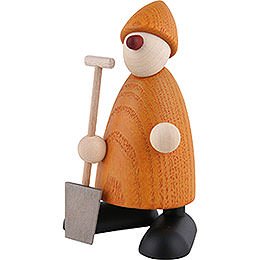 Well-Wisher Hans with Spade, Yellow - 9 cm / 3.5 inch
