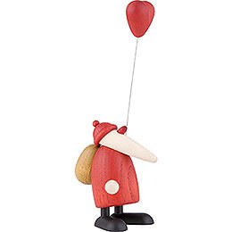 Santa Claus with Heart - 9 cm / 3.5 inch