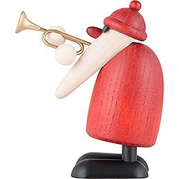 Santa Claus with Trumpet - 9 cm / 3.5 inch
