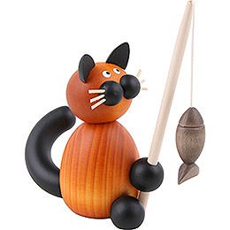 Cat Bommel with Fish - 8 cm / 3.1 inch