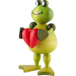 Frog Freddy with Heart - 11 cm / 4.3 inch