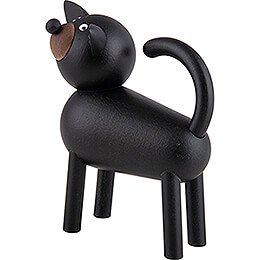 Hund Otto schwarz-grau - 9 cm