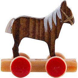 Pferdchen auf Räderbrett - 1,5 cm