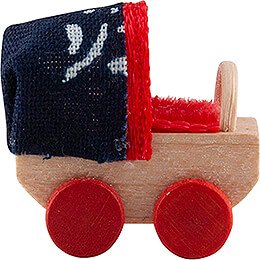 Puppenwagen mit Blaudruckplane - 2 cm