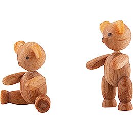 Two Bear Cubs - 2 cm / 0.8 inch