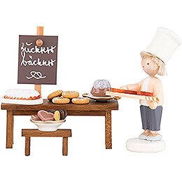 Flax Haired Children Candy Bakery - 5 cm / 2 inch