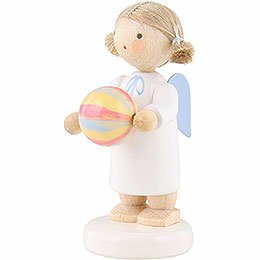 Flax Haired Angel with Ball - 5 cm / 2 inch