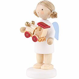 Flax Haired Angel with Toy Car - 5 cm / 2 inch