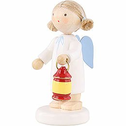 Flax Haired Angel with Lantern - 5 cm / 2 inch