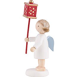 Flax Haired Angel with Miner's Lantern - 5 cm / 2 inch