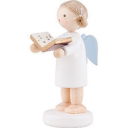 Flax Haired Angel with Music Book - 5 cm / 2 inch