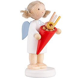 Flax Haired Angel with Candy - 5 cm / 2 inch