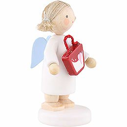 Flax Haired Angel with Purse - 5 cm / 2 inch