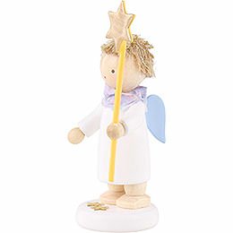 Flax Haired Angel with Star 2015 - 5 cm / 2 inch