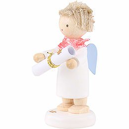 Flax Haired Angel with Poem Roll (Poem 