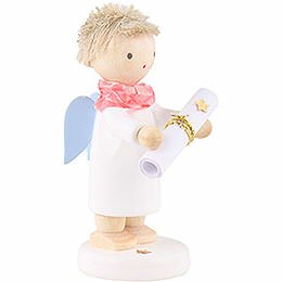 Flax Haired Angel with Poem Roll (Poem 