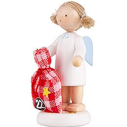 Flax Haired Angel with Little Sack (22) - 5 cm / 2 inch