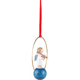 Tree Ornament - Angel with Ginger Bread Herz - 7 cm / 2.8 inch