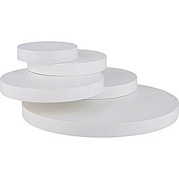 Steps with Five Disks, White - 10,5 cm / 4.1nch