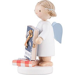 Flax Haired Angel with Diary - 5 cm / 2 inch