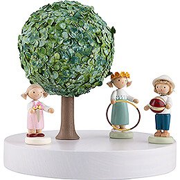 Apple Tree Platform - without Figurines - Summer - 13 cm / 5.1 inch