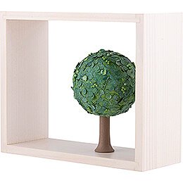 Apfelbaum im Rahmen - ohne Figuren - Sommer - 13,5 cm