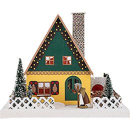 Lighted House - Gingerbread House - 24,5 cm / 9.6 inch