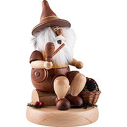 Smoker - Gnome with Cone Basket - 16 cm / 6.3 inch