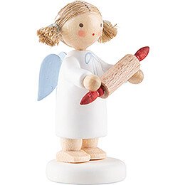Flax Haired Angel with Rolling Pin - 4,2 cm / 1.7 inch