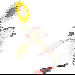 Guardian Angel with Sunflower - 26 cm / 10.3 inch