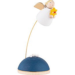 Guardian Angel with Star Floating on Stand - 3,5 cm / 1.3 inch