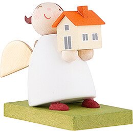 Guardian Angel with House - 3,5 cm / 1.3 inch