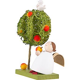 Guardian Angel with Apple and Apple Tree - 3,5 cm / 1.3 inch