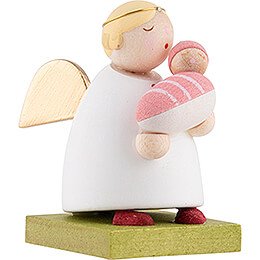 Guardian Angel with Baby - Girl - 3,5 cm / 1.3 inch